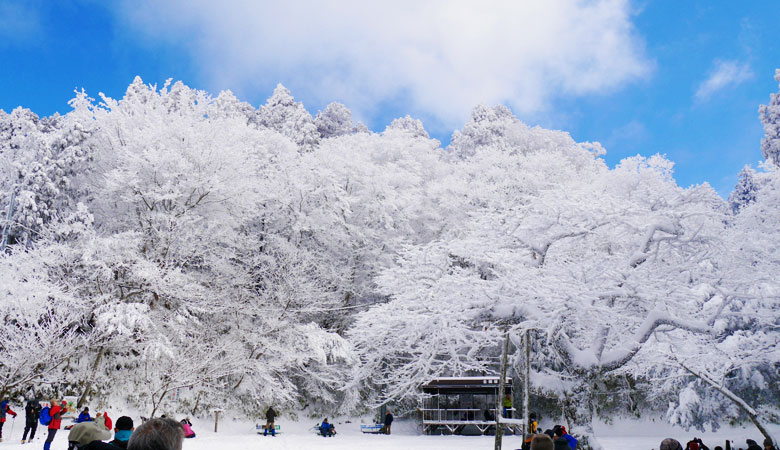 Enjoy the winter of Mt.Kongo 
