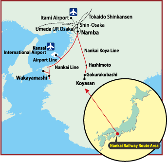 Nankai Railway Map